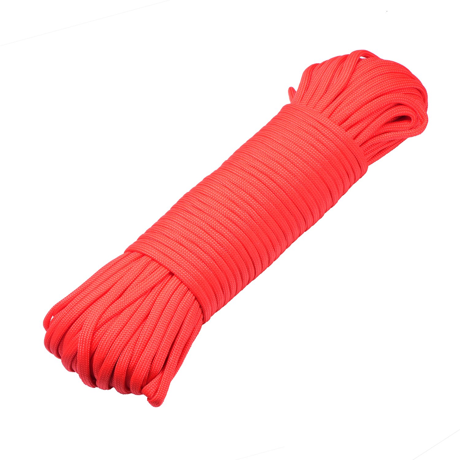 DonDon Cuerda de 30 Metros de Nylon Cuerda de Paracord Cuerda de Supervivencia para Actividades al Aire Libre, para Camping y para Manualidades 4 mm – 7 filamentos Verde Oscuro Camouflage — view 9