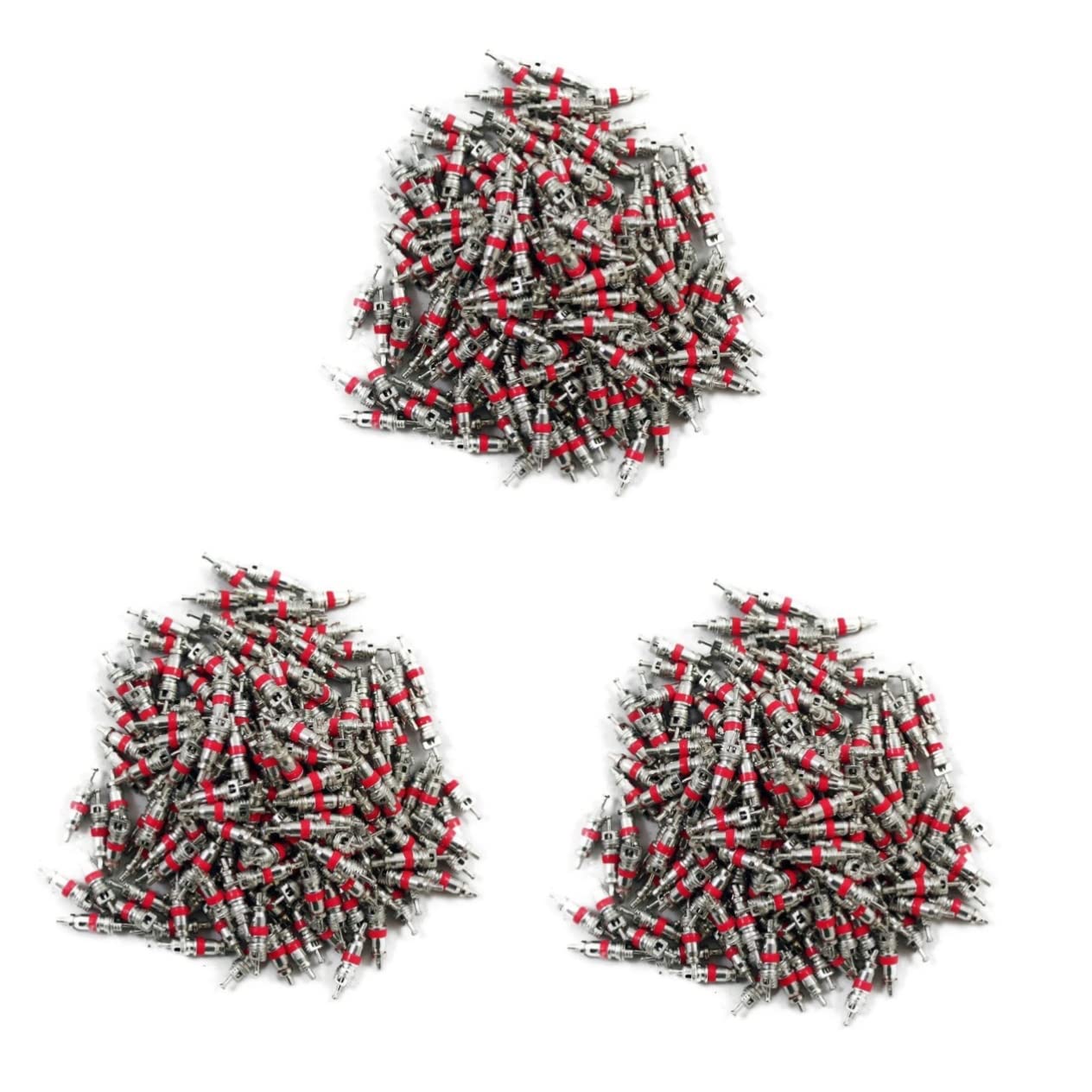 BESPORTBLE Lot De 3 Noyaux De Pneu De Rechange Pour Voiture Camion En Cuivre Nickelé 300 Psi Adaptés Aux Véhicules 100 Pièces X 3