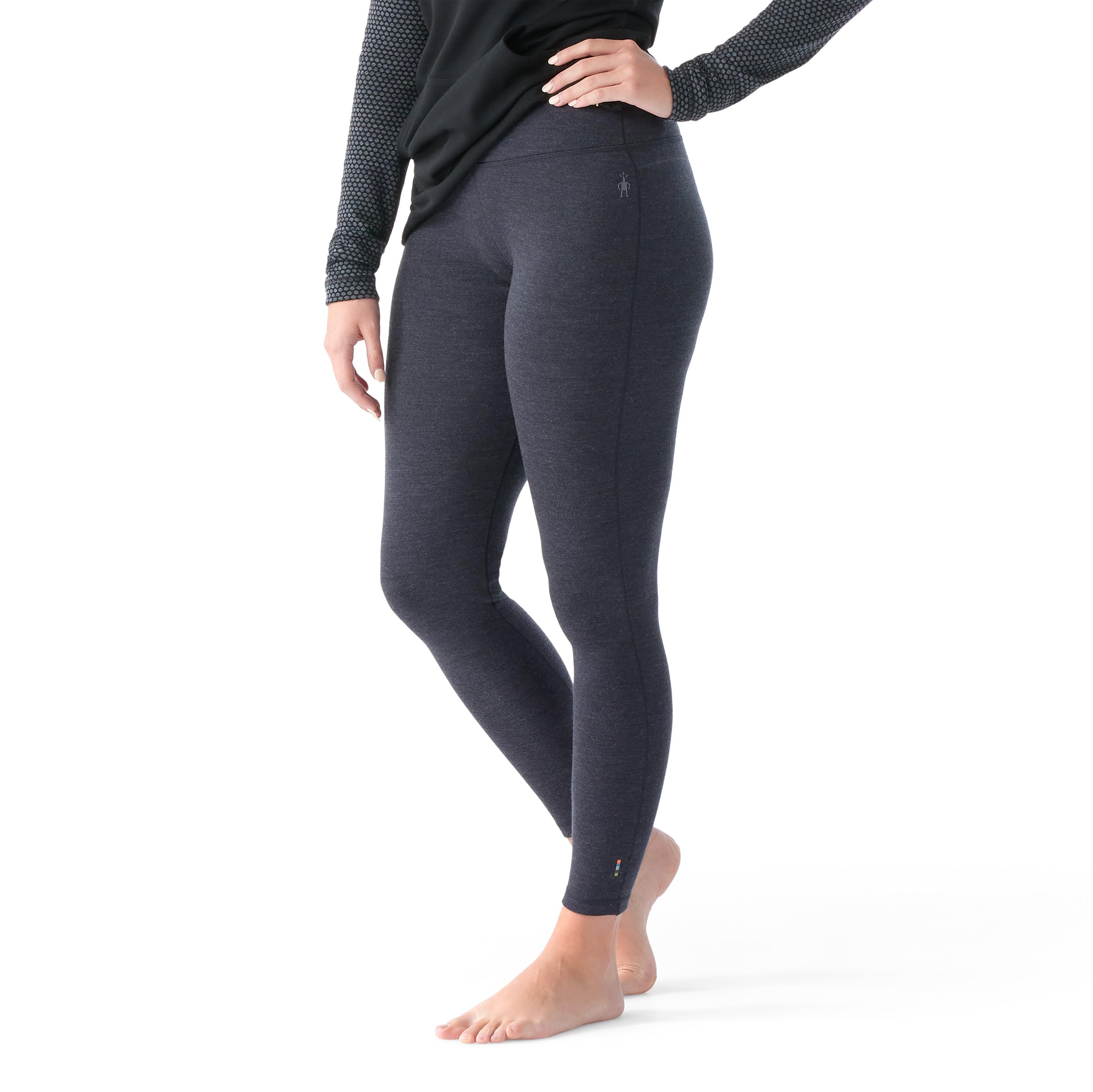 Smartwool Women's Merino 250 Baselayer Bottom Boxed Thermal Tops - Charcoal Heather, M