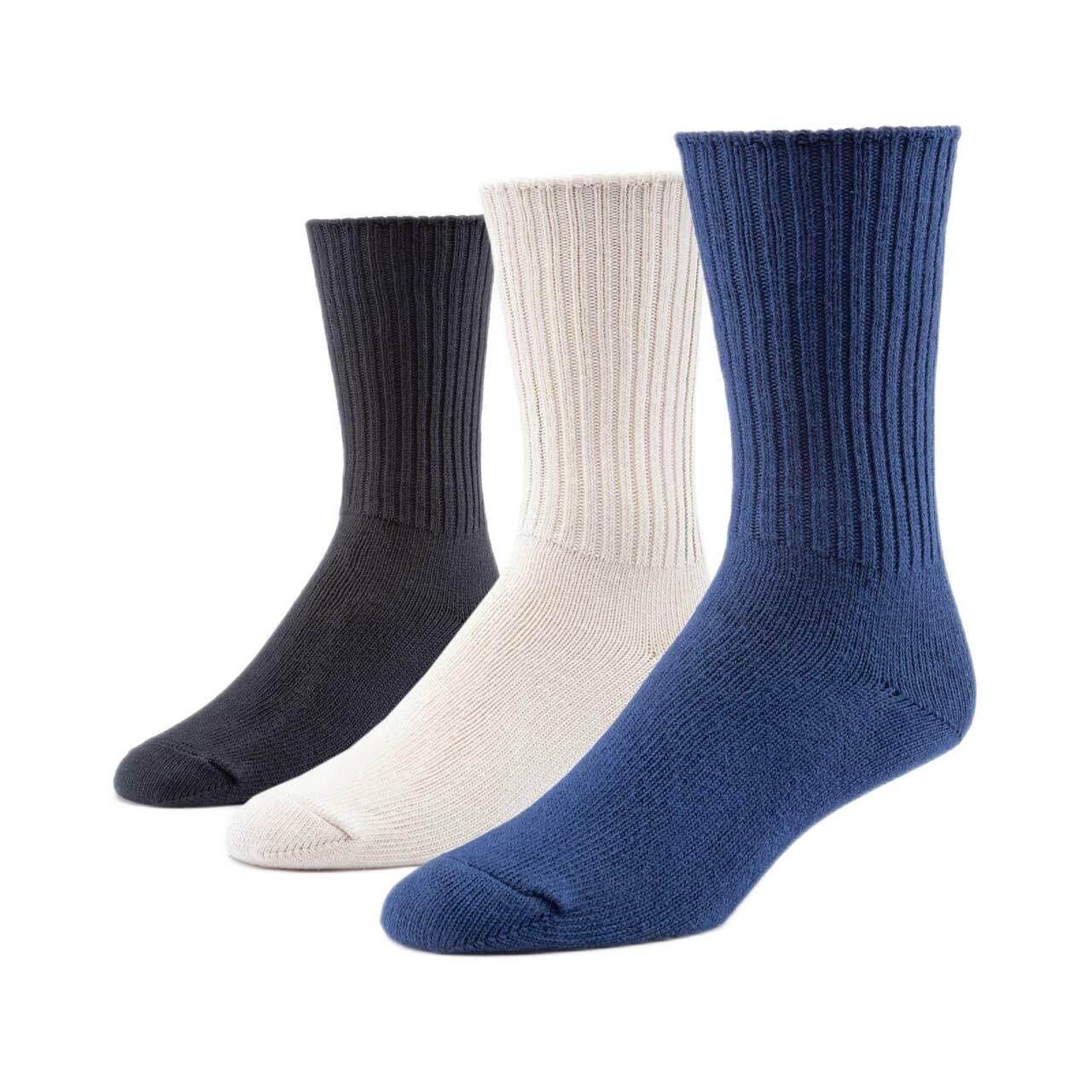 Maggie's Organics - Organic Cotton Classic Crew Socks - 3 Pairs - Unisex
