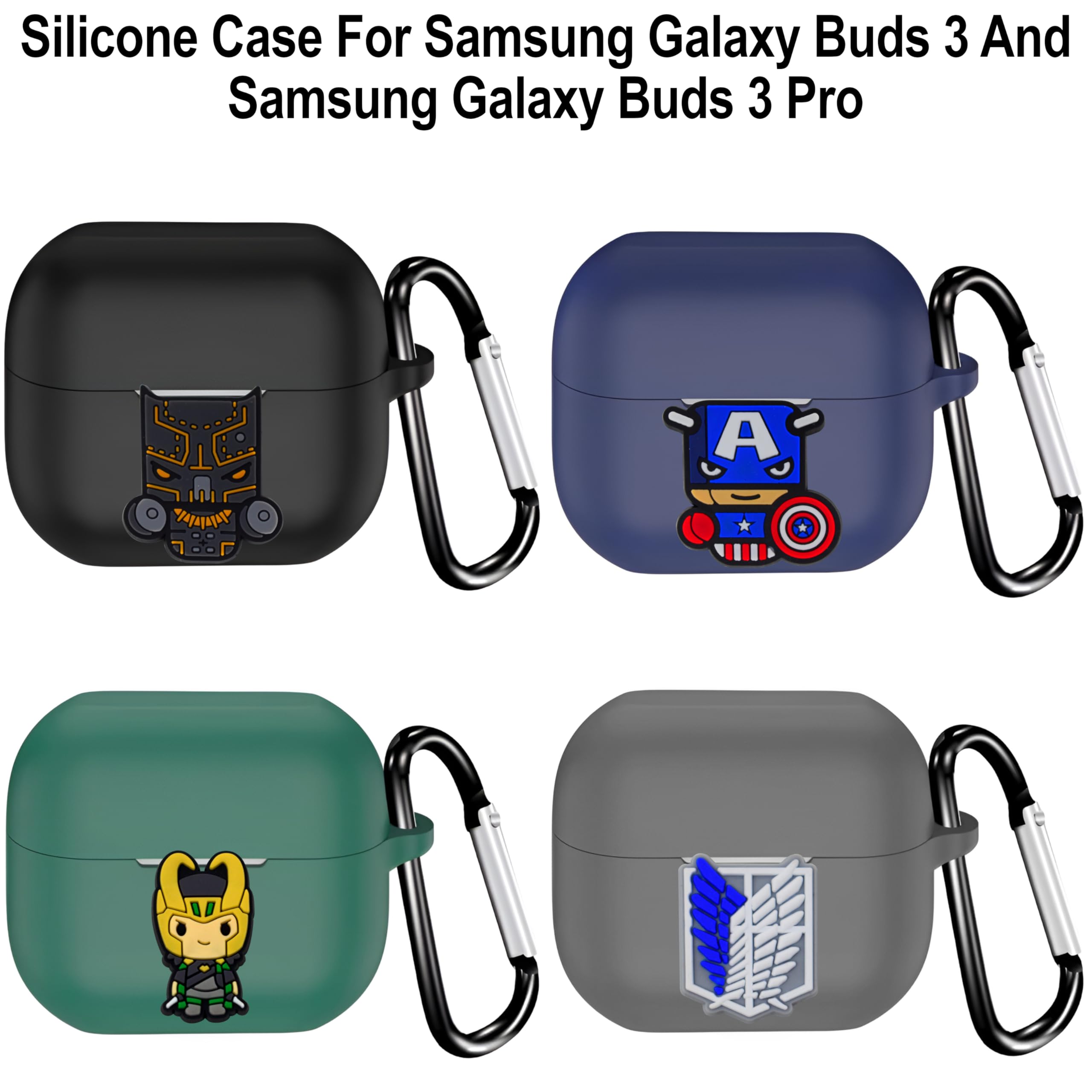 Latali Silicone Case Compatible with Samsung Galaxy Buds 3 Pro