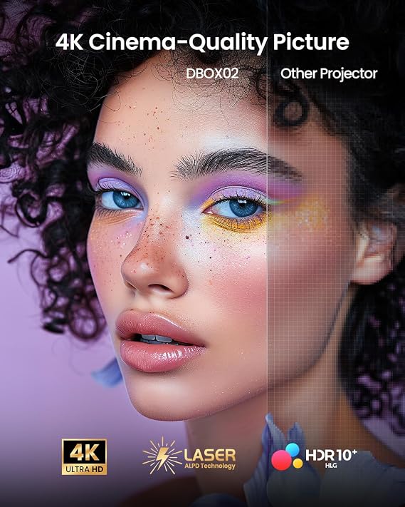 جهاز عرض Dangbei DBOX02 4K مع حامل جيمبال