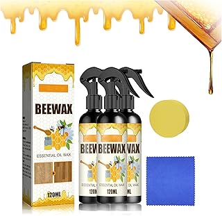 Beeswax Spray, Natural Micro-Molecularized Beeswax Spray, Beeswax Furniture Polish, Original Beeswax Furniture Polish, Beeswax Polish for Wood & Furniture (3PCS)