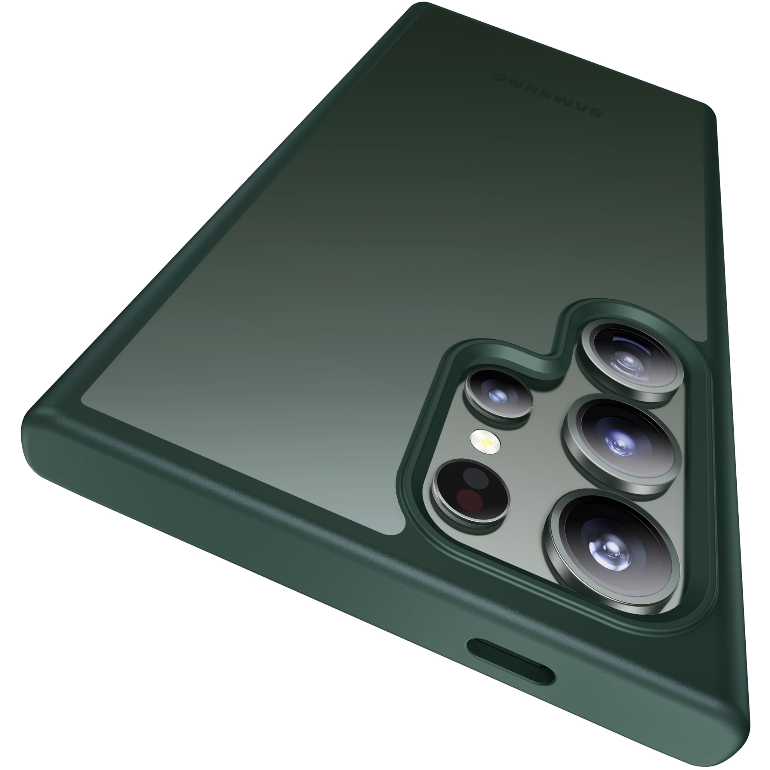 CASEKOOArmor Shockproof for Samsung Galaxy S24 Ultra Case 2024 [10FT Military Grade Protection] Matte Finish Protective Phone Case Anti-fingerprint Slim Thin Cover for Samsung S24 Ultra 5G - Green