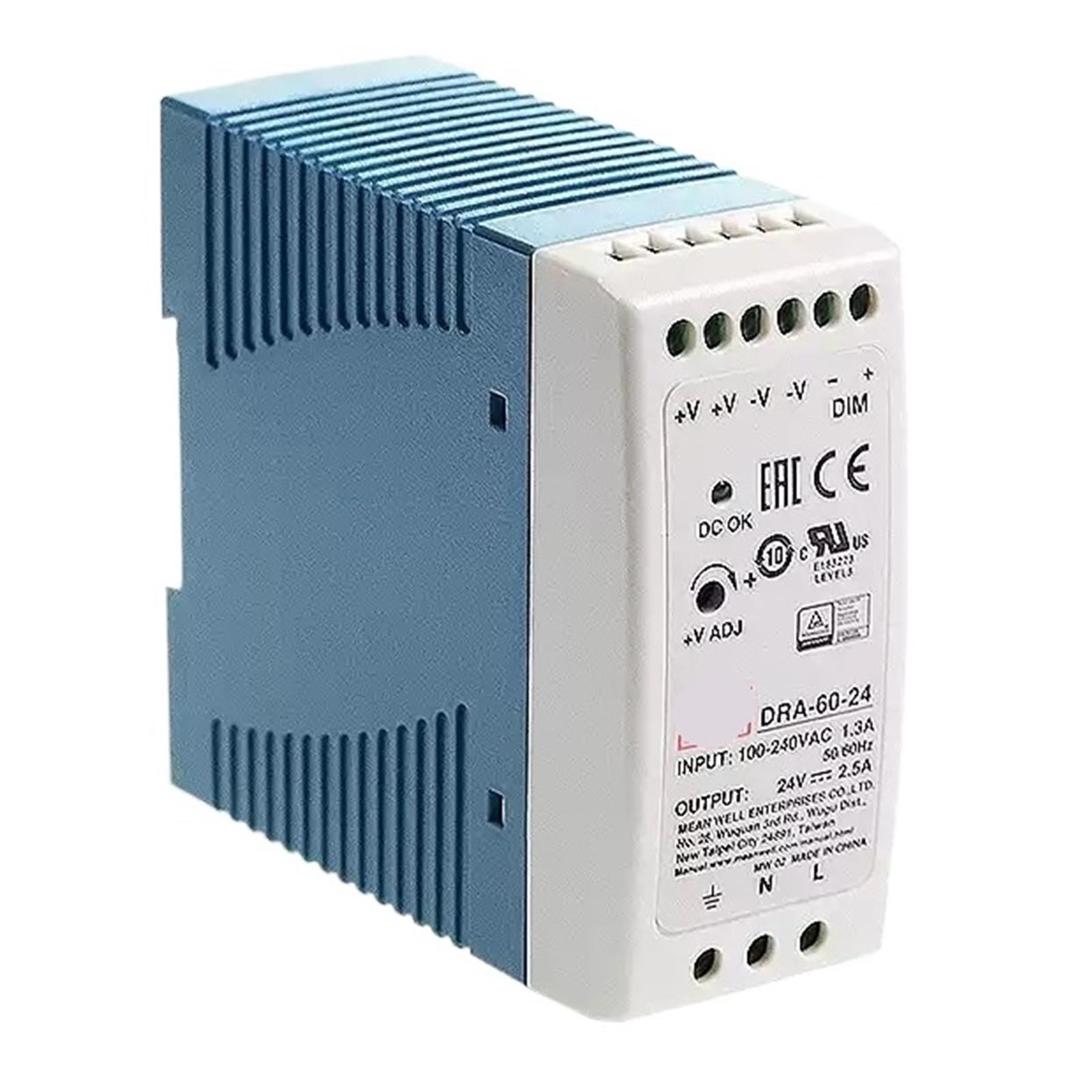 SWEWDSQG DRA-60 DRA-60-12 DRA-60-24 60W Single Output Switching Power Supply(DRA-60-24)
