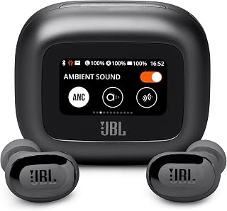 JBL New Launch Live Buds 3 TWS,Hi-Res Audio True ANC Earbuds,Smart Case with Touch Display,40H Playtime,Wireless Charging,... Price In India