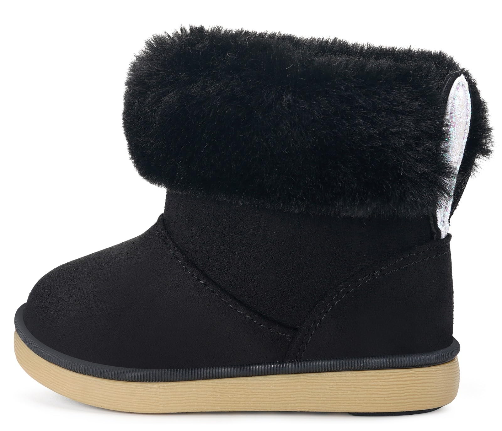 Gaatpot Stivali per Bambine e Ragazze Stivaletti da Neve Ragazzi Fodera Scarpe con Invernali Bambini Stivale con Imbottitura Calda 20-29EU
