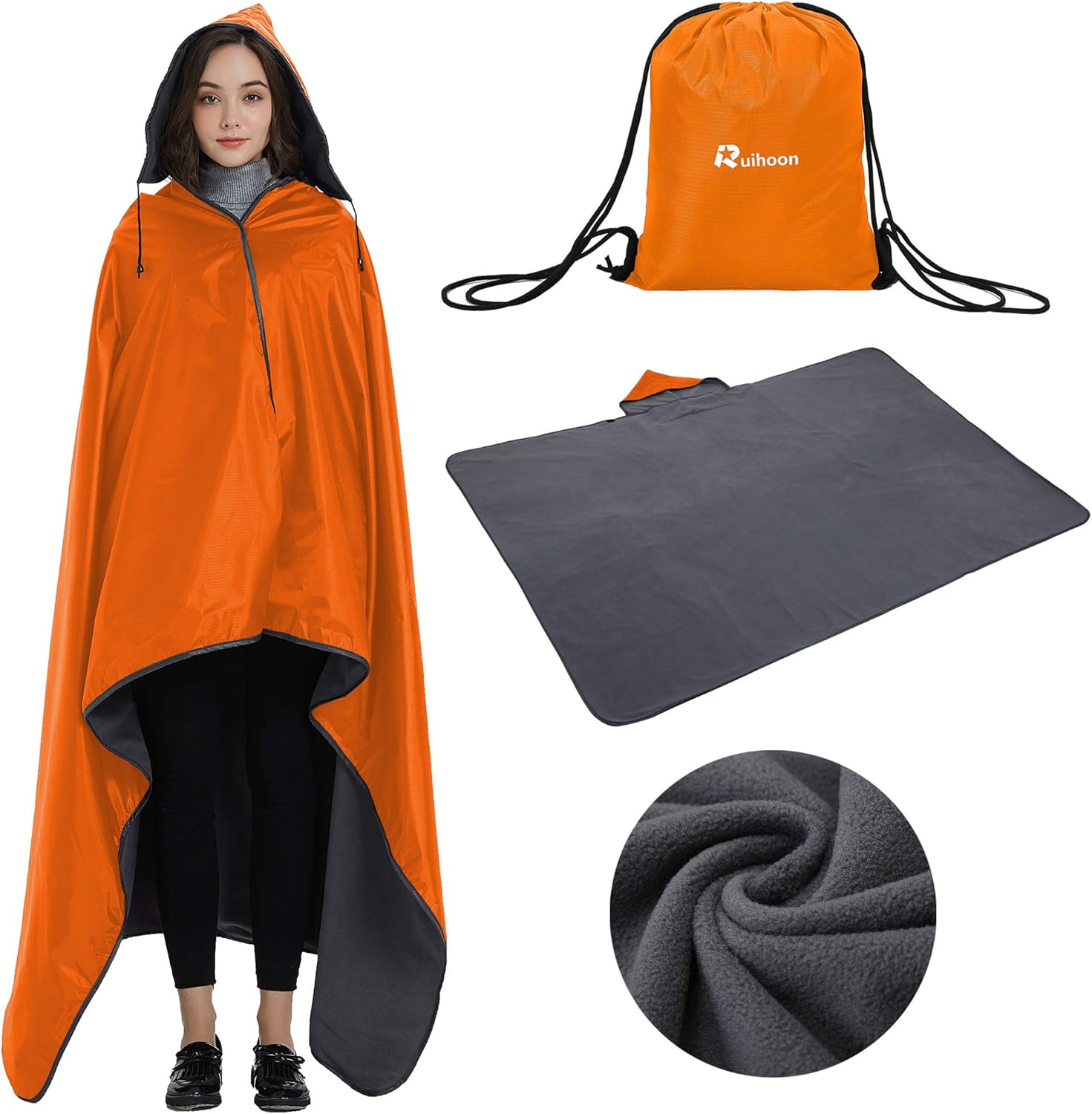 Ruihoon Outdoor Stadium Blanket, Waterproof Camping Blanket