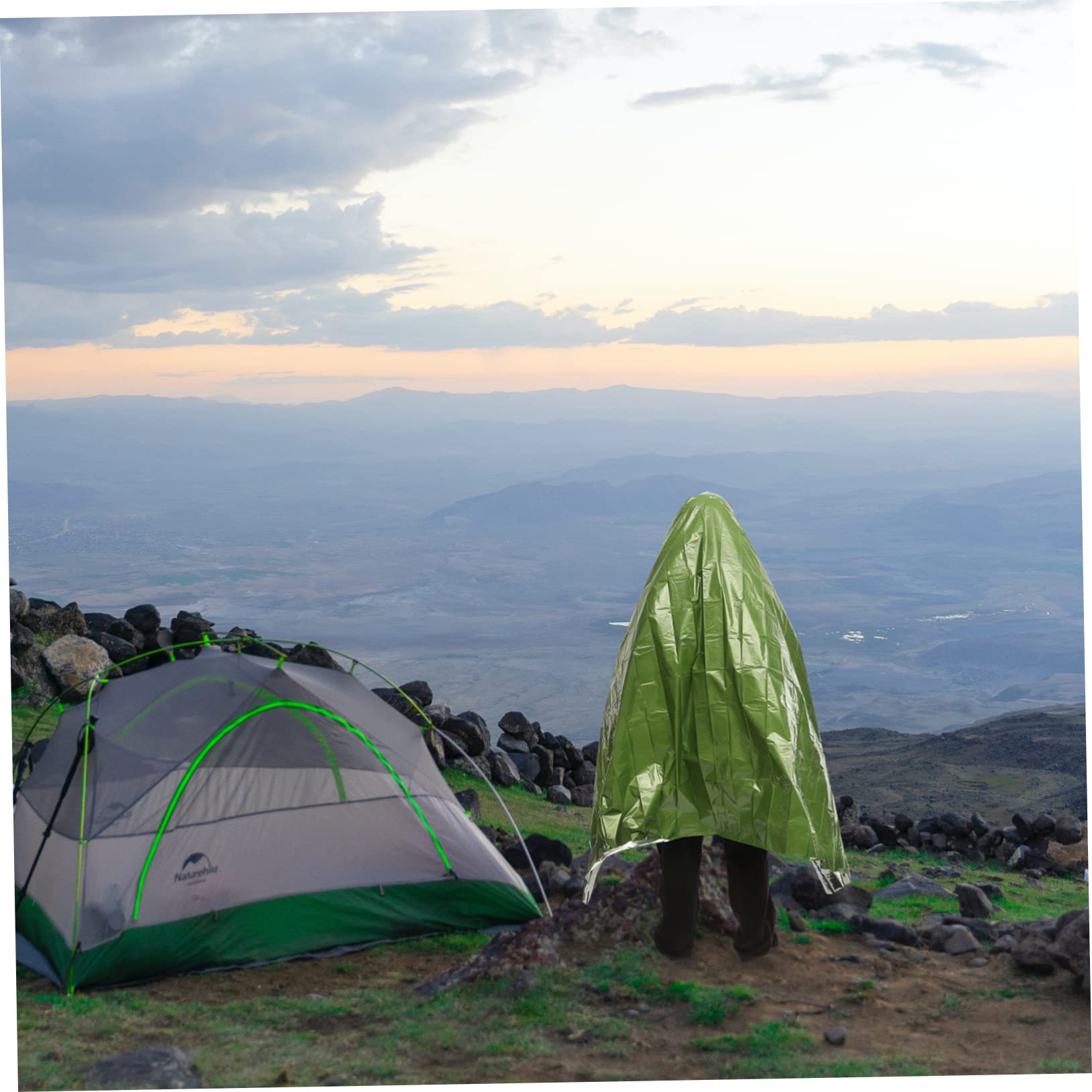 NULYLU Insulated Sleeping Bag Waterproof Outdoor Blanket Lightweight Compact Emergency Cold-Proof Windproof Reusable for Camping Outdoor Activities