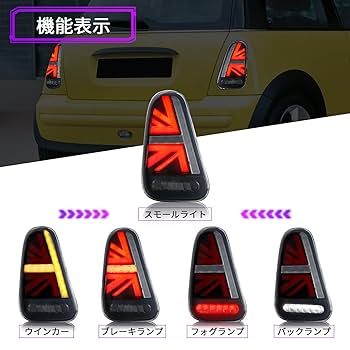 BMW MINI Cooper ZF16純正テールランプ（2個セット）。 楽天市場】ミニクーパー クラブマン R55 後期(ZF16) 純正 破損無
