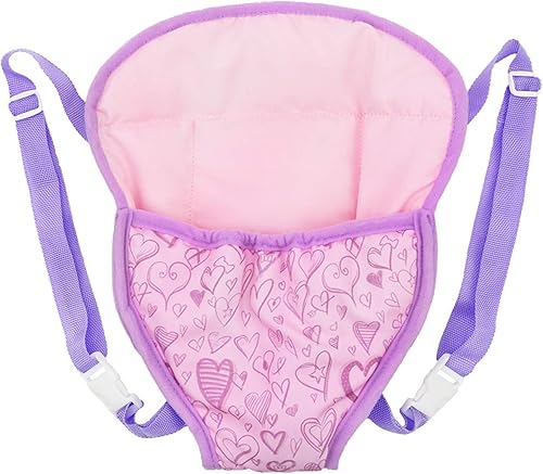 Miniatura 8 de SOTOGO Mochila transportadora de muñecas para muñecas americanas de 15 a 18 pulgadas