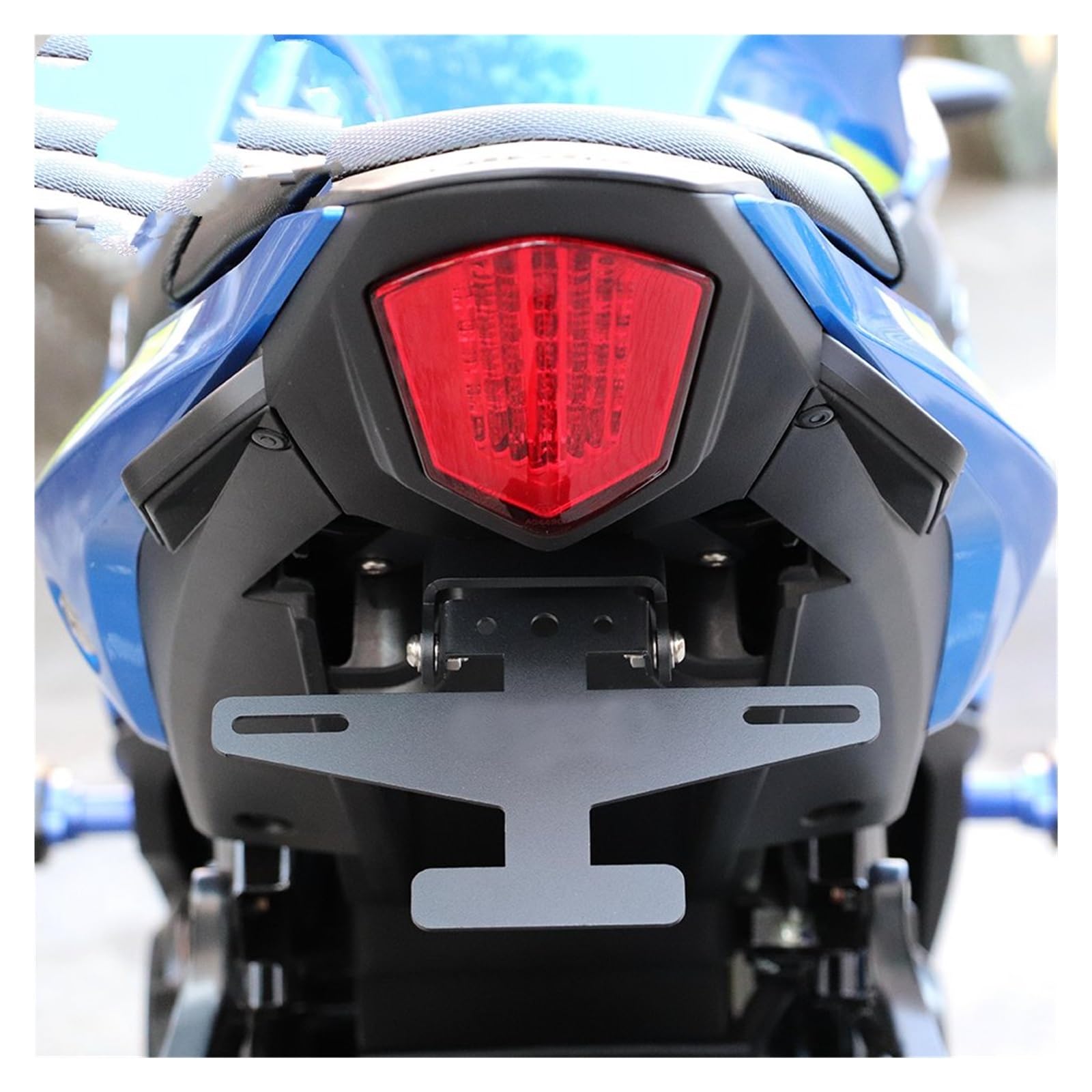 Portatarga Per Moto, Portatarga Modificato Con Luci LED, Accessori Per S&uzuki GSX250R GSX250 GSX 250R