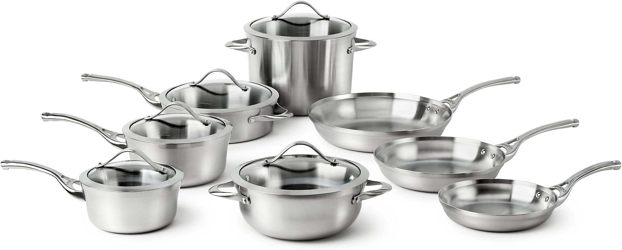 Calphalon Contemporary Stainless 13-Piece Cookware Set