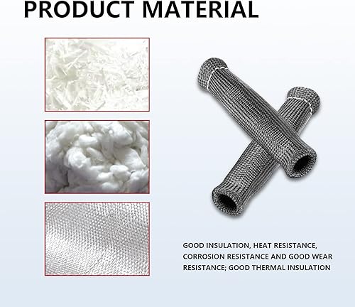Miniatura 3 de Yonput 8 botas de protección de bujías, botas de alambre de bujía de 1200 grados, funda protectora de protección térmica, protección térmica de 6