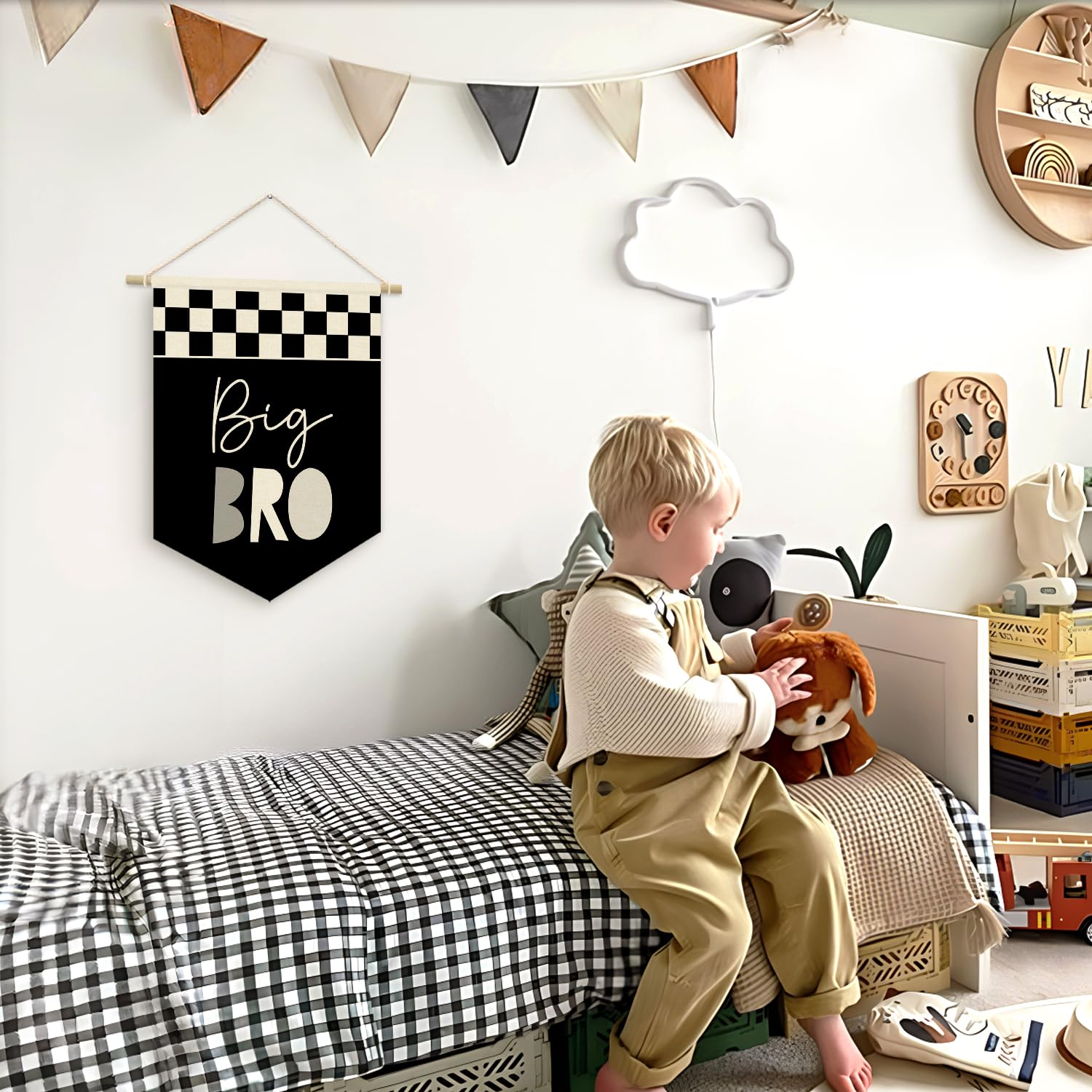 426-TM-GH-kids-Wall Hanging Pennant Flag Banner Decor