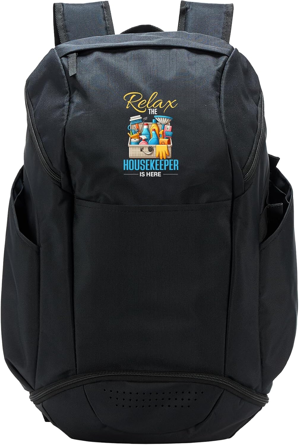 Housekeeper Is Here Expert Cleaner Housekeeping Cleaning Sport Backpack