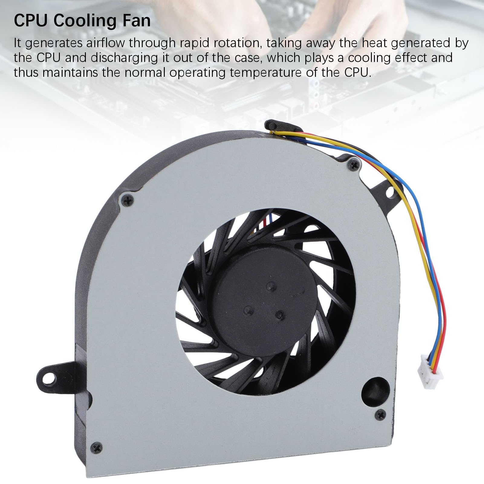 GOWENIC Laptop Cooler CPU per IdeaPad G460, G470, Z460, Z465, Z560, Z565, Ventola di Raffreddamento Sostitutivo con Lega di Alluminio, Facile Progettazione di Installazione
