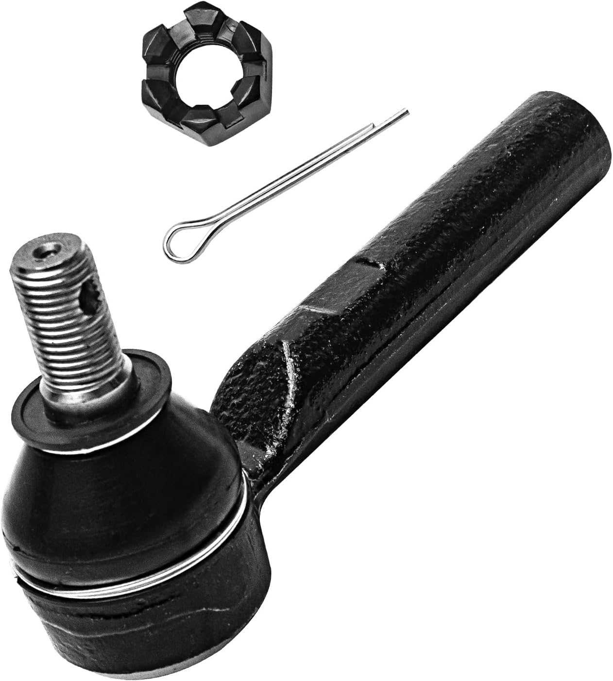 Detroit Axle - Front Outer Tie Rods Sway Bars for 2003-2009 Toyota 4Runner FJ Cruiser Lexus GX470, 2 Stabilizer Sway Bar Links 2 Outer Tie Rods 2004 2005 2006 2007 2008 Replacement