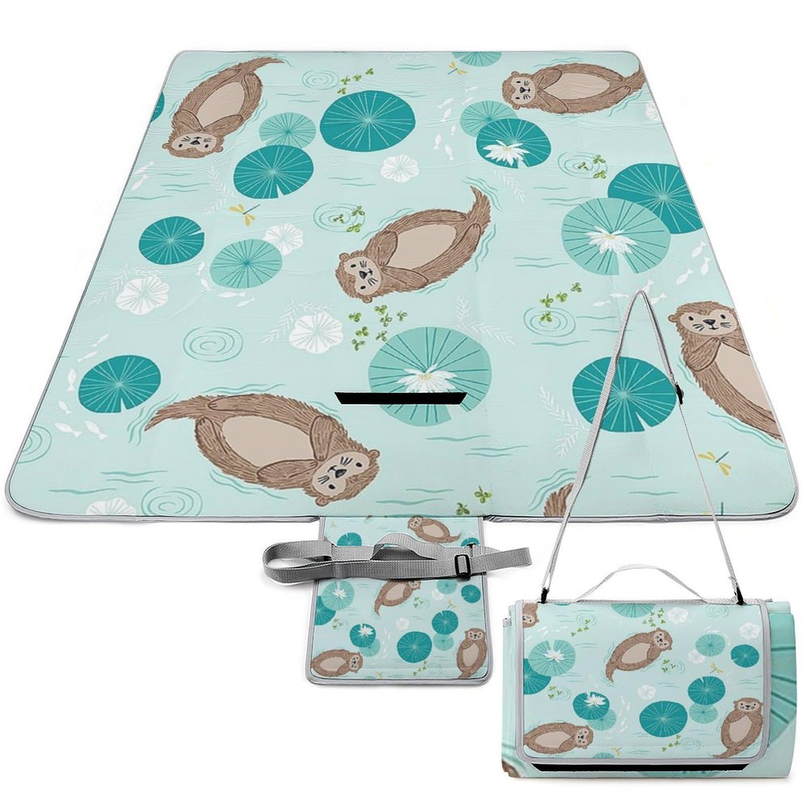 Tapis de pique-nique anti-humidité imperméable et isolant Otters 148cm