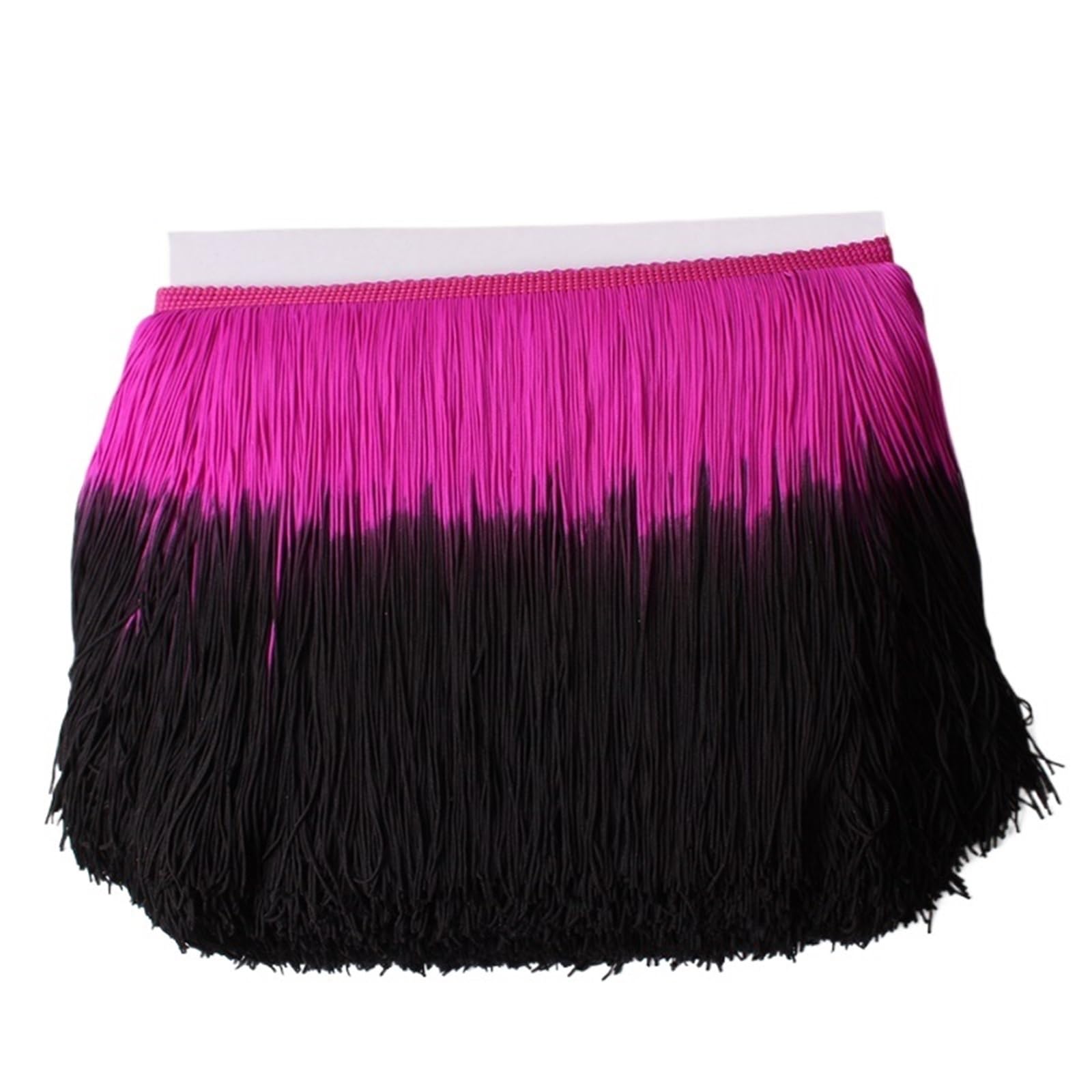 Tassel Fringe Trim 1Yard/Lot 20cm Lace Patchwork Color Trim Fringe DIY Latin Dress Stage Clothes Accessories Decorative Tassels Curtains Fabric(Color7 1Yard)