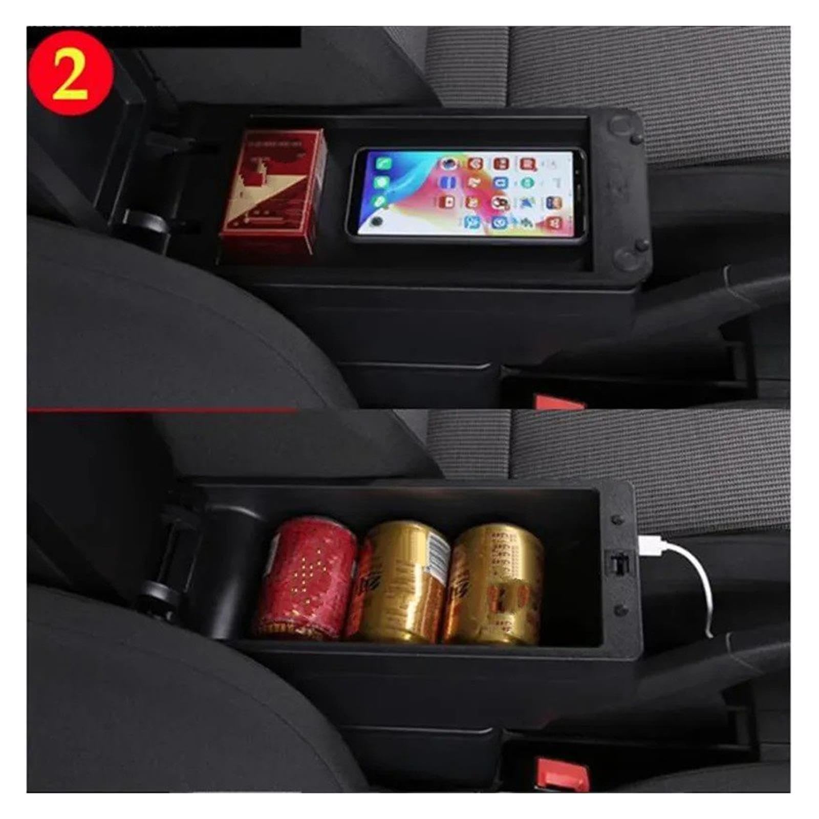per Dacia per Duster per Oroc 2012-2018 Box Bracciolo Auto