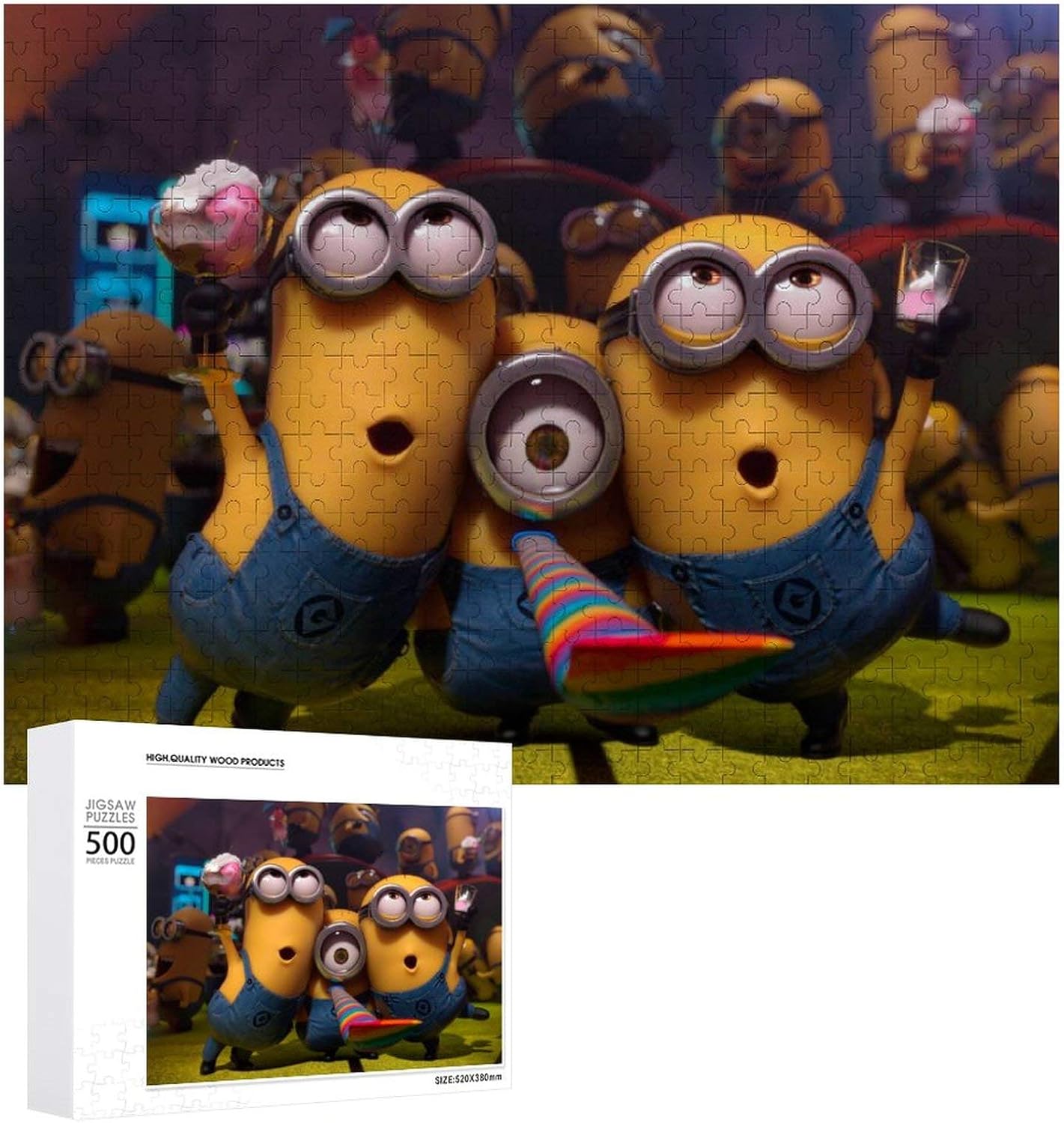Adults for Puzzles Jigsaw Pieces, 500 Puzzle Minions