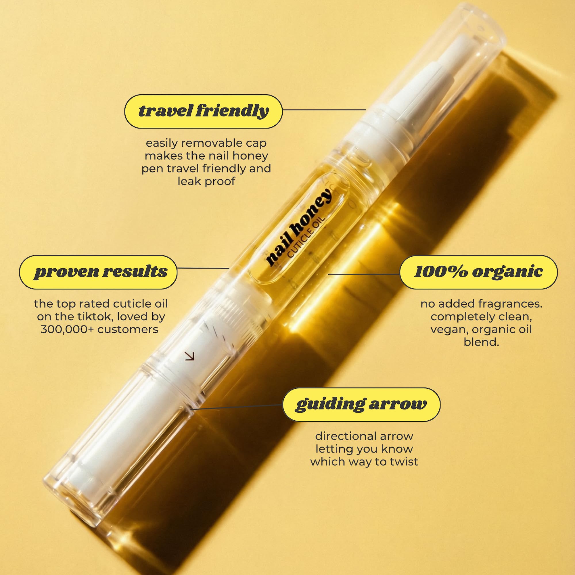 Amazon.com : Twinkled T Nail Honey - Organic Nail Strengthening