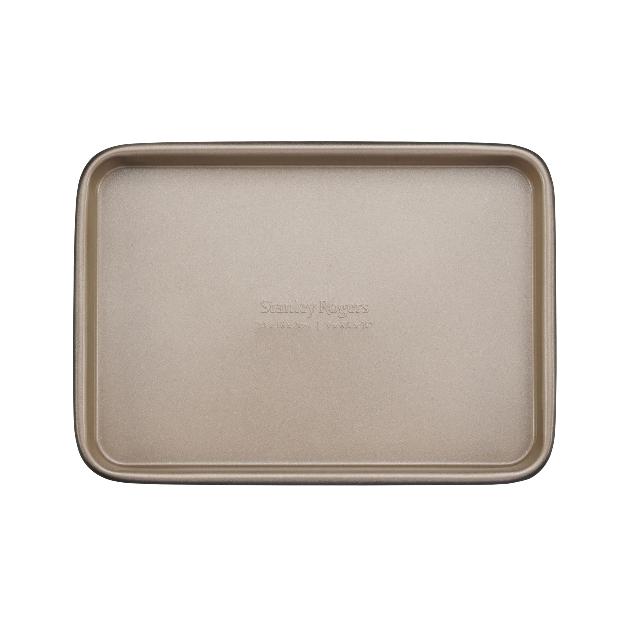 Stanley Rogers Ceramabake - Teglia da forno 23 x 16 x 2 cm, in ceramica, antiaderente, per cuocere senza PFAS, PTFE, PFOS, PFOA, cadmio e piombo, ideale per arrostire, cuocere al forno e cucinare