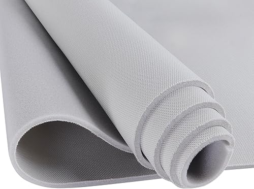 Tejido de malla para techo de automóvil, 60 pulgadas de ancho por 80 pulgadas, con respaldo de espuma, material de reparación para automóvil, RV,