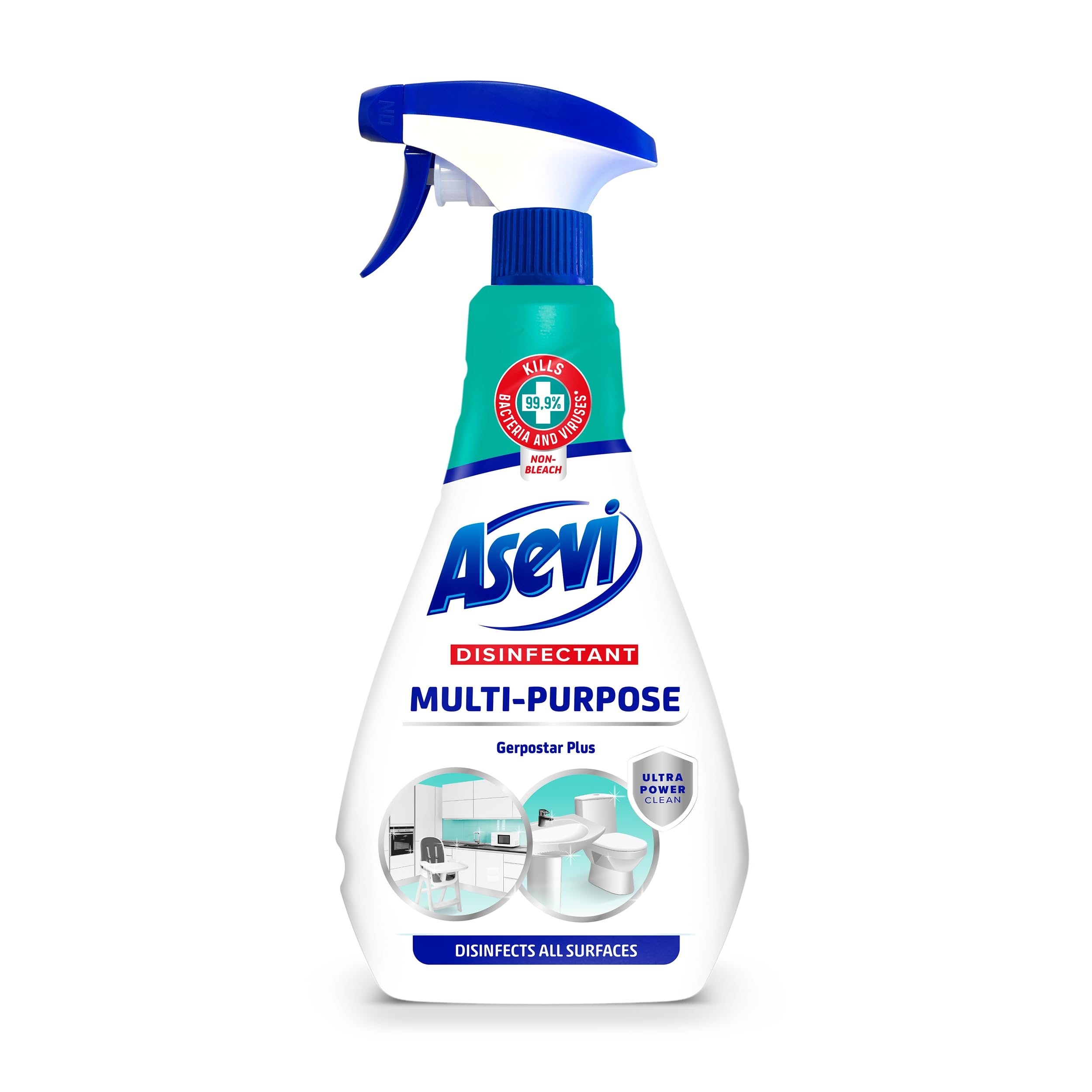 Disinfectant Cleaning Spray, Multi Purpose Cleaner, Antibacterial Spray, 750ml