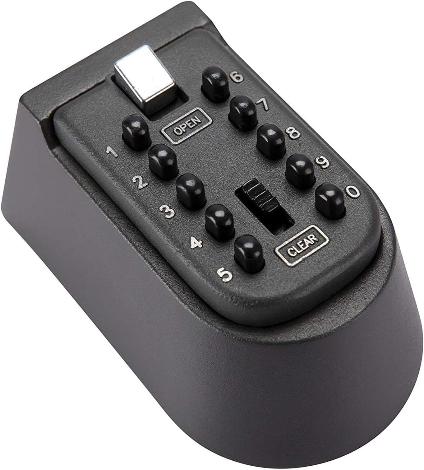Key Safe Lock Box Push Button 10-Digit Code Wall Mounted Combination Lockbox for Spare House Keys | Secure Key Storage Box Ideal for Realtors Landlord Property Management House Keys