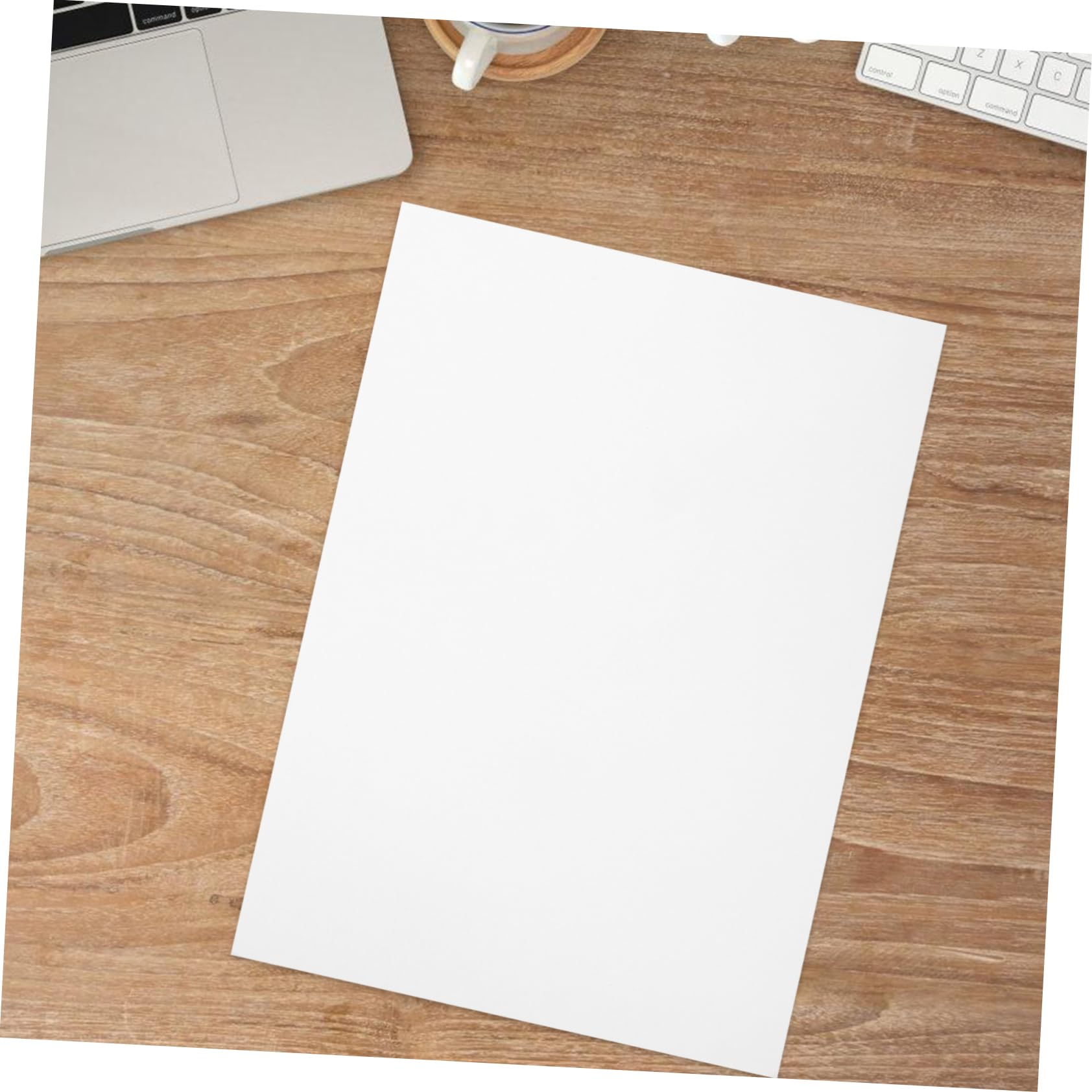 Papier D'impression A4 Vierge Blanc Épais pour Dessin et Copie, 100