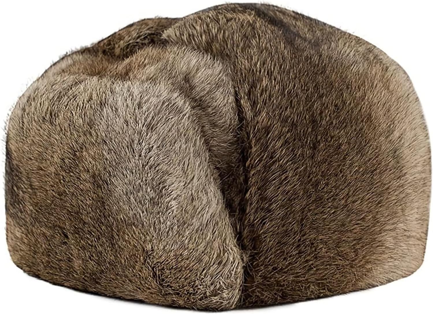 Trooper Trapper Hat, Trooper Hat, Men Fluffy Bomber Hat Winter Windproof Skiing Beanie Women Faux Fur Hunt Hat
