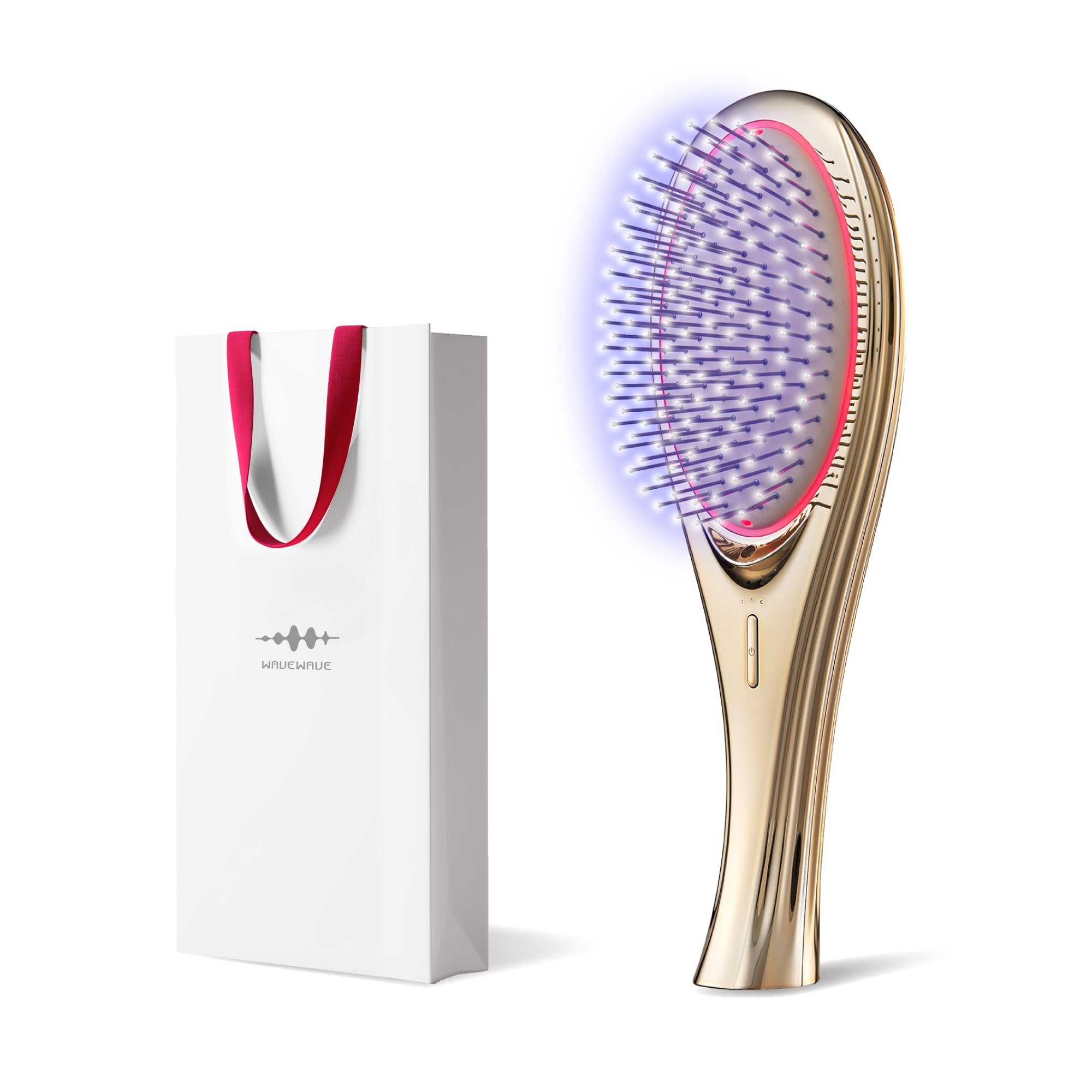 「ひるおび」にて紹介 wavewave ems ヘアブラシ 赤色LED_corg Amazon | 「ひるおび」にて紹介 wavewave ems ヘアブラシ 赤色LED