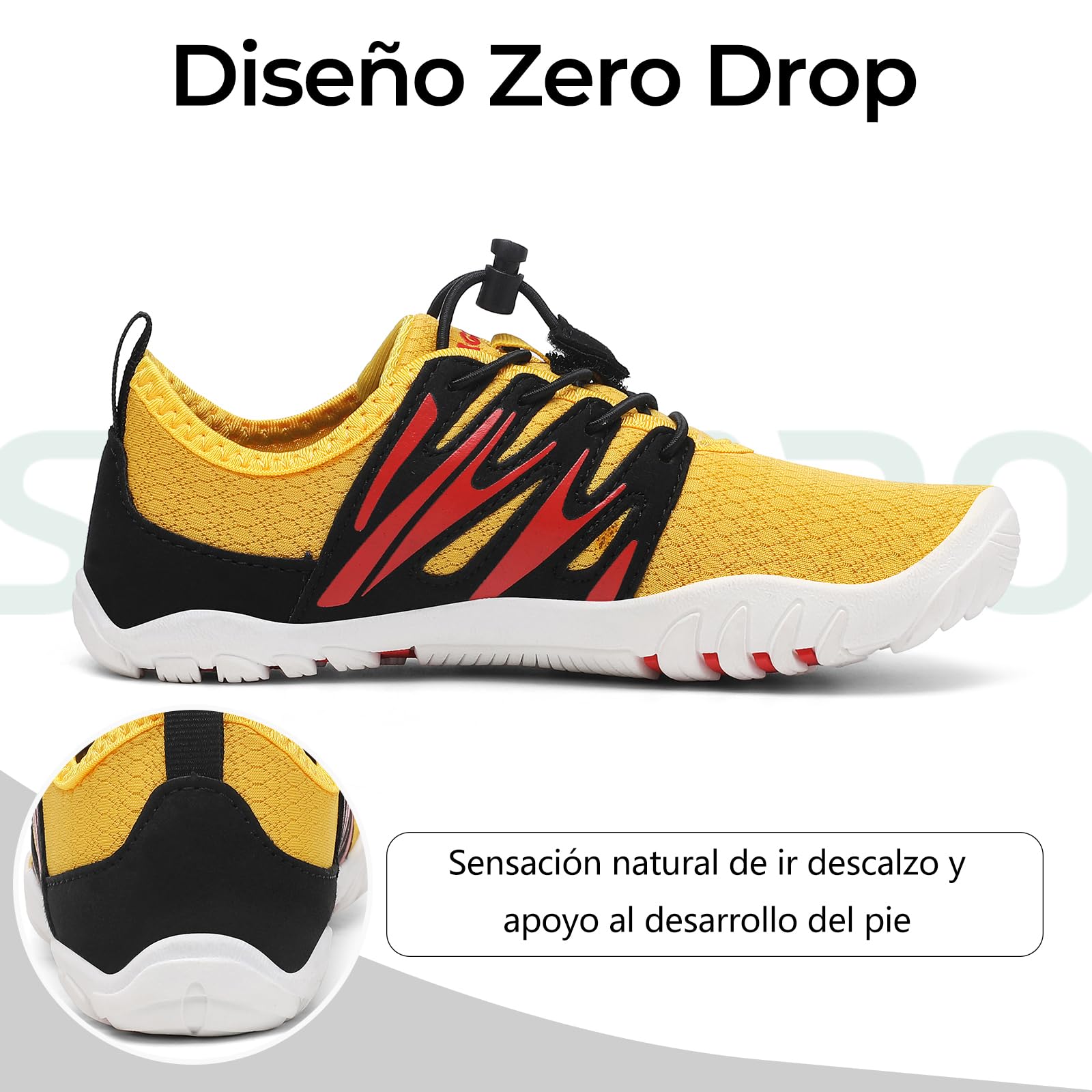 SAGUARO Badeschuhe Barfußschuhe Kinder - Breite Schnell Trocknend Leicht Weich - Strand Meer & Surfen, Gr.25-38