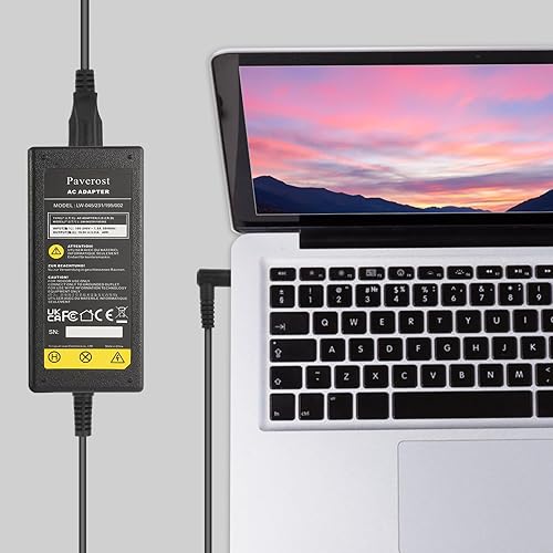 Miniatura 7 de Cargador para portátil de 45 W: repuesto para cargador HP Pavilion Modelo 741727-001 Adaptador de CA - 45W 19.5V 2.31A para HP Stream 14 15 11 13