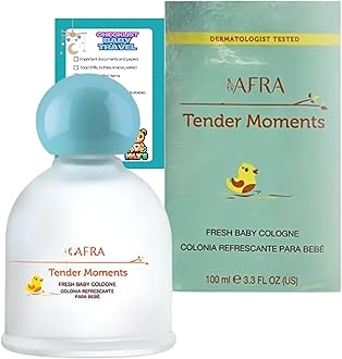 Ioly's Jjafra Tender Moments Baby Cologne for boys, girls Jjafra baby perfume for newborn Alcohol FREE Paraben Colonia para bebe recien nacido kids Perfume para bebe toddler colonia para niños PK 1