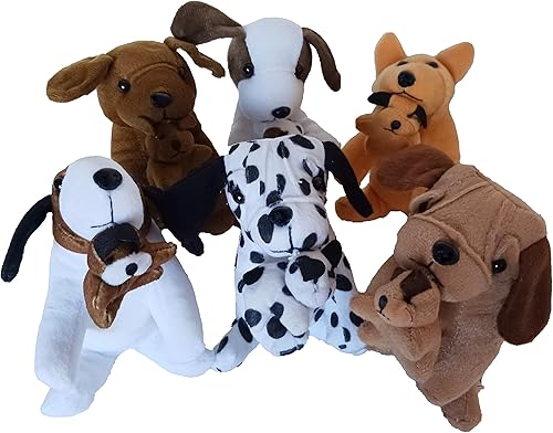 Miniatura 9 de Perros de peluche y gatos sosteniendo a sus bebés (12 perros sosteniendo cachorros)