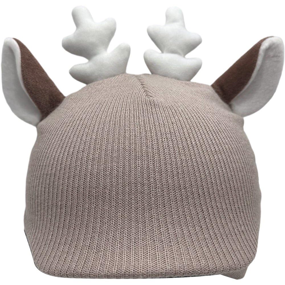 Dinntty Knit Ski Helmet Cover Elk Antlers Skiing Caps Cover Unisex Ski Helmet Cover for Snowboard, Winter Sports Accessories
