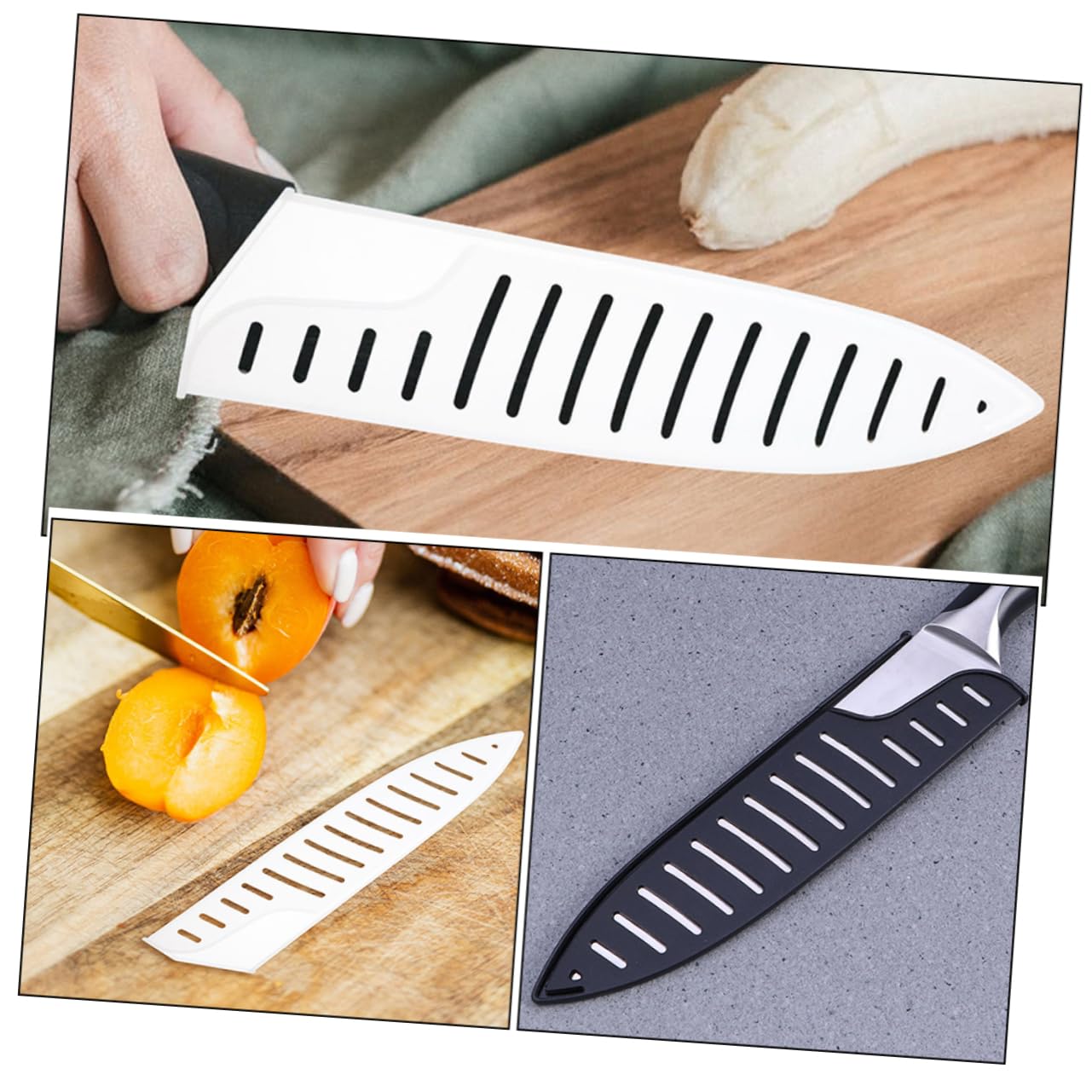 PRETYZOOM 32 Stk Obstmesserset Schutzabdeckung Messerschutz Messerabdeckung für die Tasche Messerscheide Kunststoff kochmesser Messerabdeckungen aus Kunststoff Schneideschutzhüllen Plastik