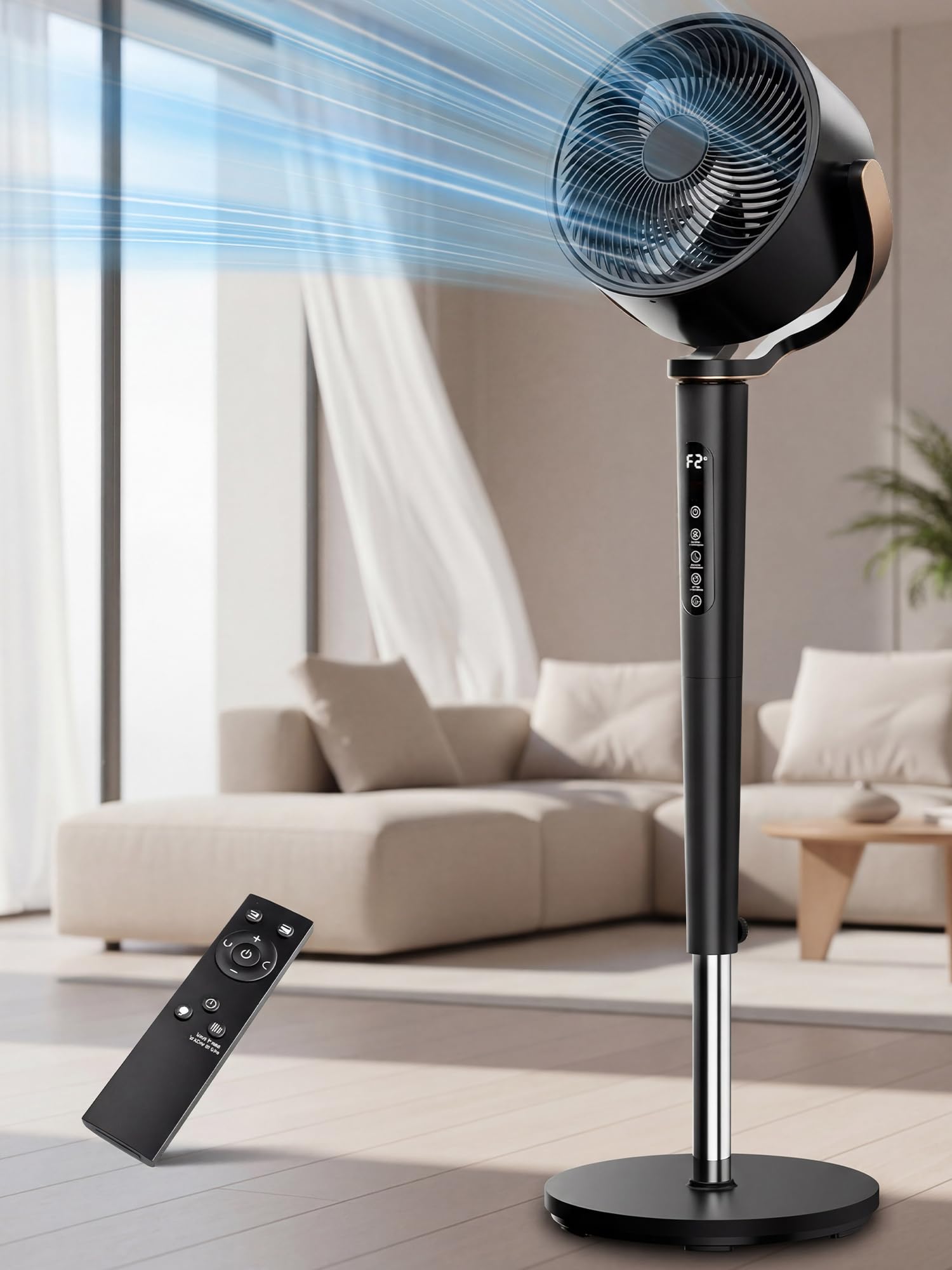 KEGIAN 38-46" Standing Fan for Bedroom,