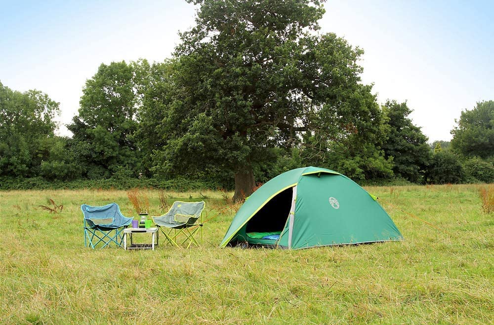 Coleman Kobuk Valley 2 Zelt, 2 Personen, 2 Mann Zelt, Igluzelt,  Festivalzelt, patentierte Nachtschwarz-Schlafkabine, wasserdicht WS 4.500 m  : Amazon.de: Sport & Freizeit