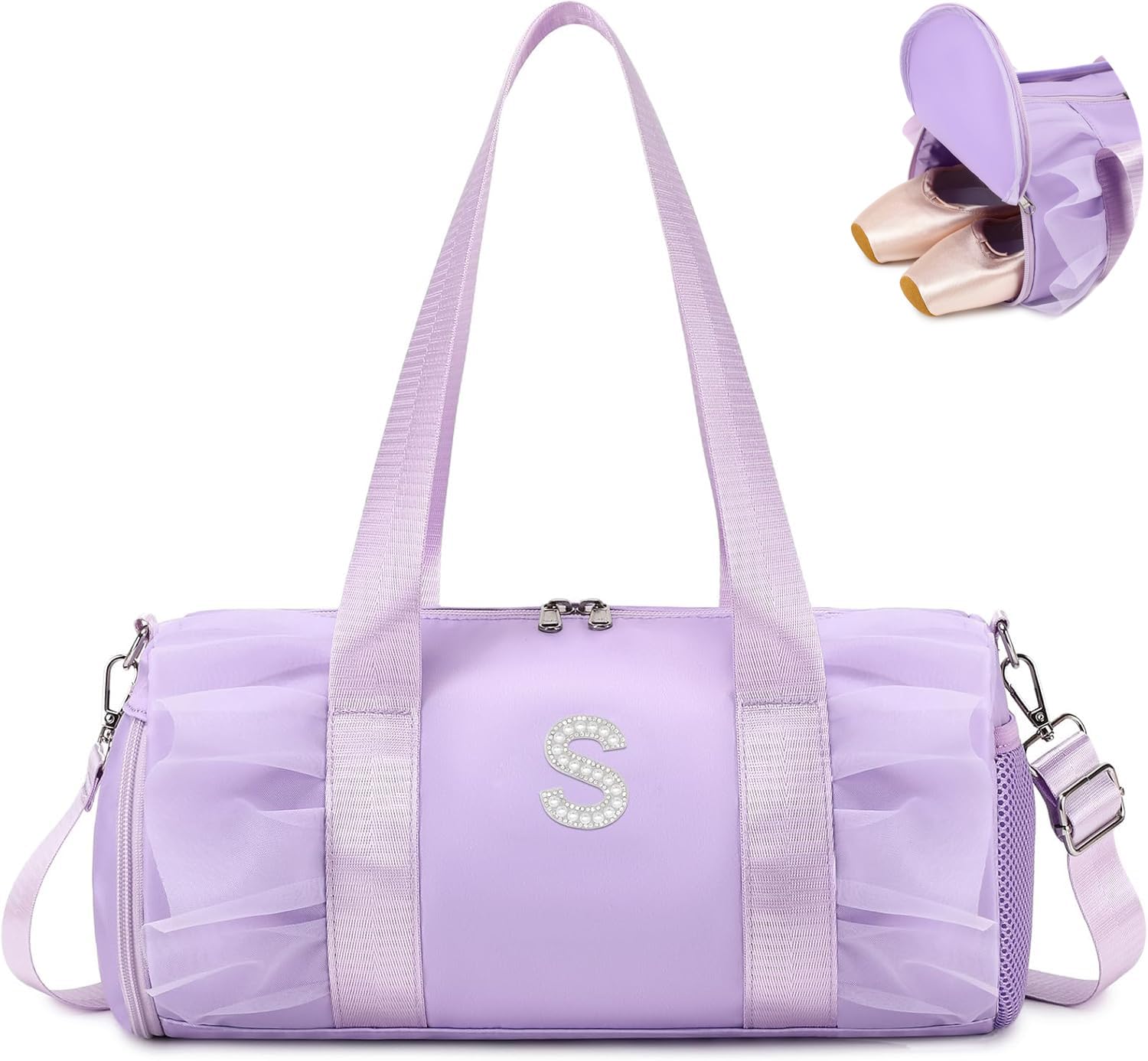 Bolsas de Deporte Infantiles Bolsa Danza Niña Bolso Ballet Niña Bolsa de Ritmica Gimnasio Gym Viaje Piscina — view 6