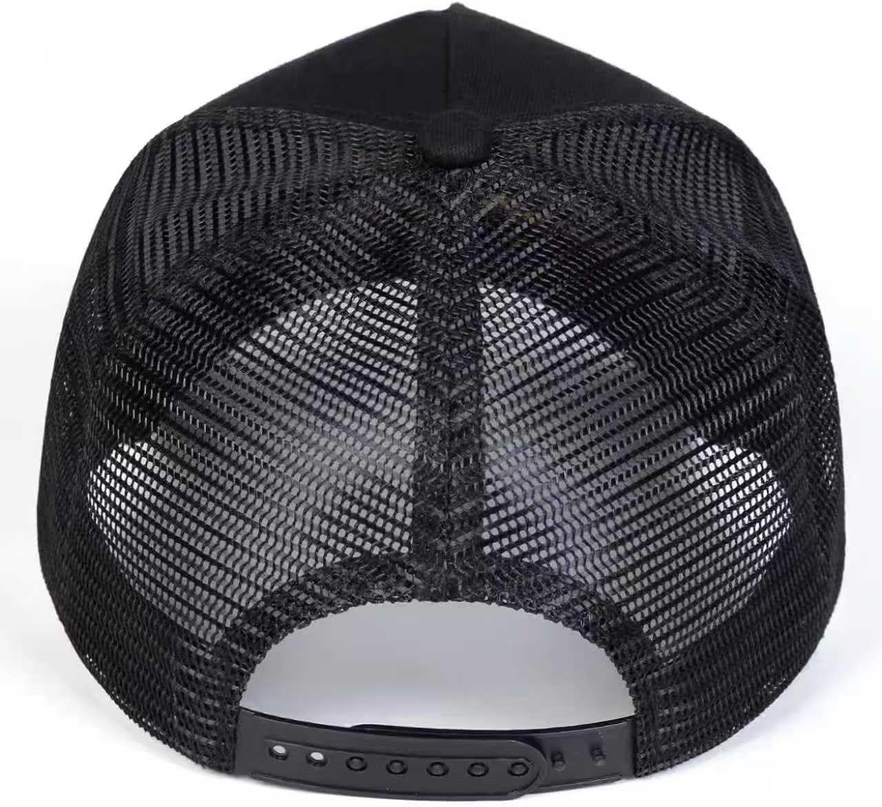 XX Smile Face Mesh Cap, Adjustable Baseball Hat with Embroidered Smile Design, Breathable Mesh for Men Women