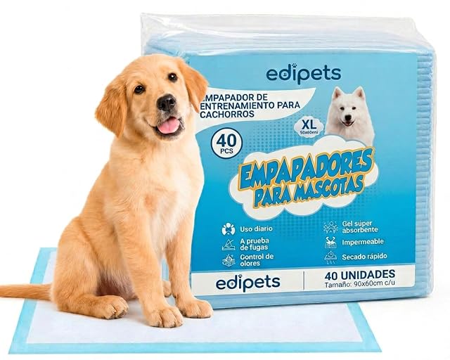 Edipets, Empapadores Perros, 90x60 cm, (Blanco