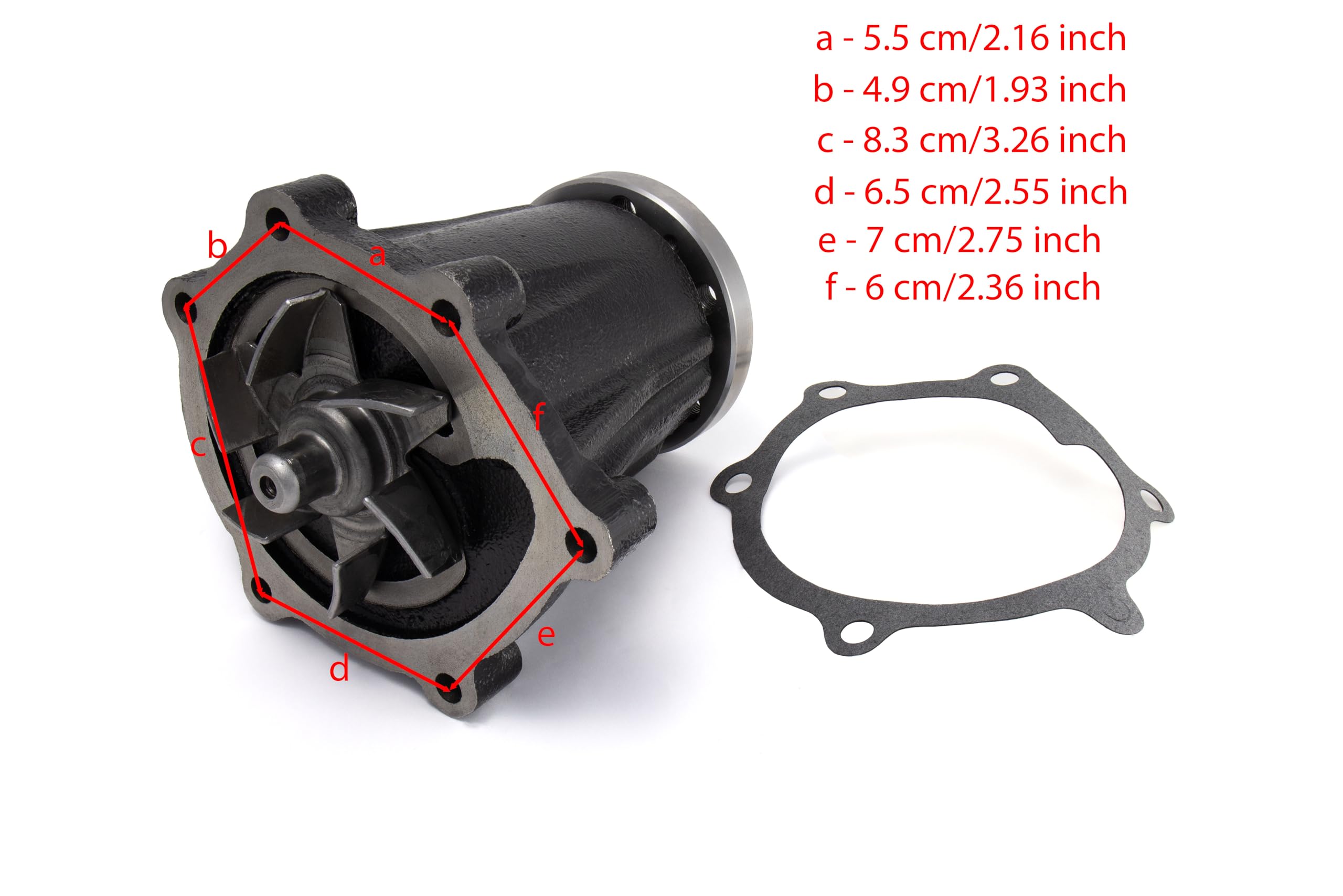 うみ Amazon.com: Water Pump for HITACHI JOHN DEERE 8980476883 8