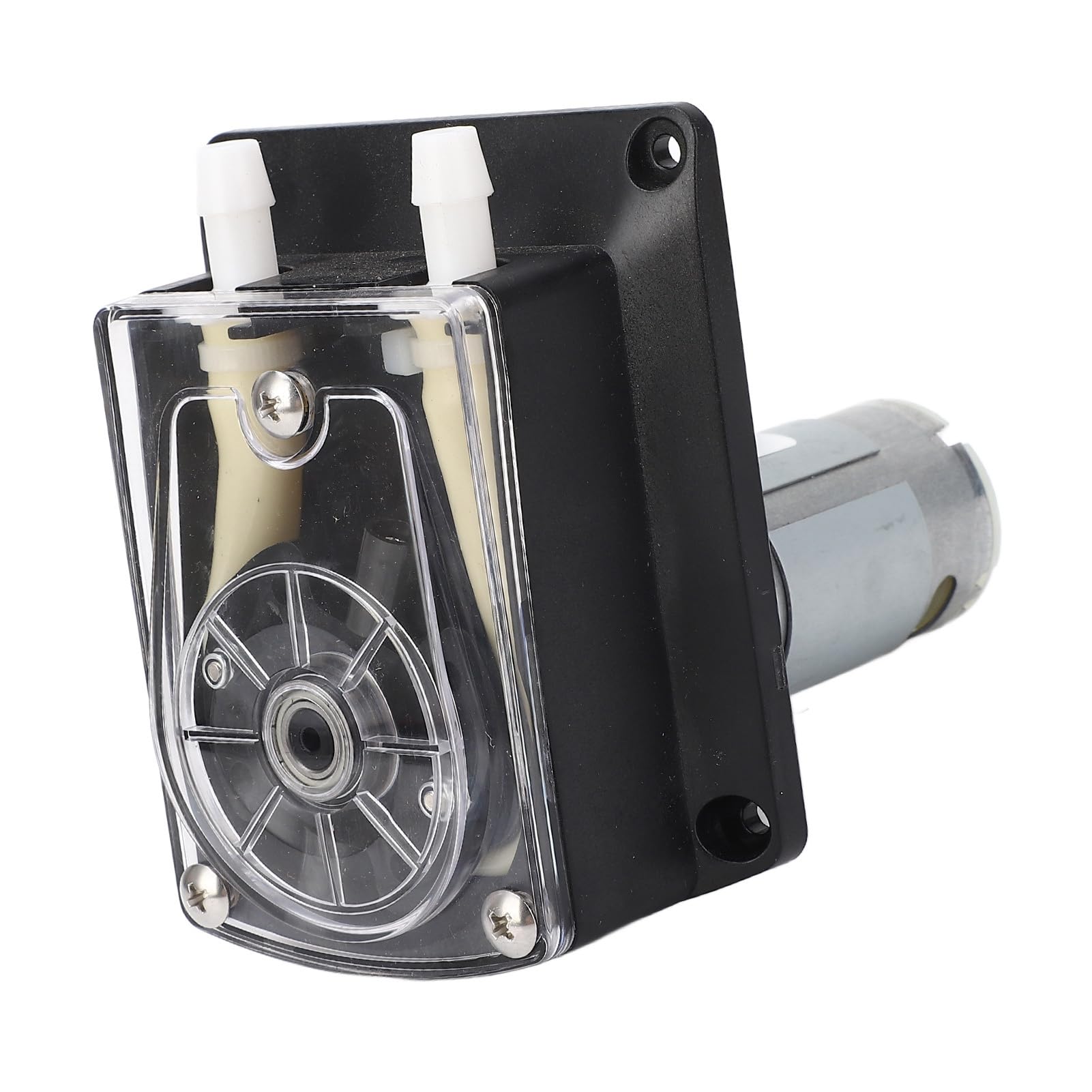 Eujgoov Bomba Peristáltica de Doble Cabezal, Tubo BPT de Grado Alimenticio de 1500ml/min, Reemplazable con Motor Silencioso para Lavadoras y Lavavajillas (DC24V)
