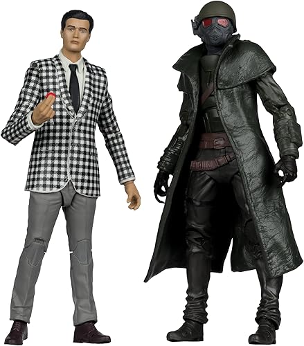 McFarlane Toys - Paquete de 2 armaduras de guardabosques antidisturbios de Fallout New Vegas y Benny