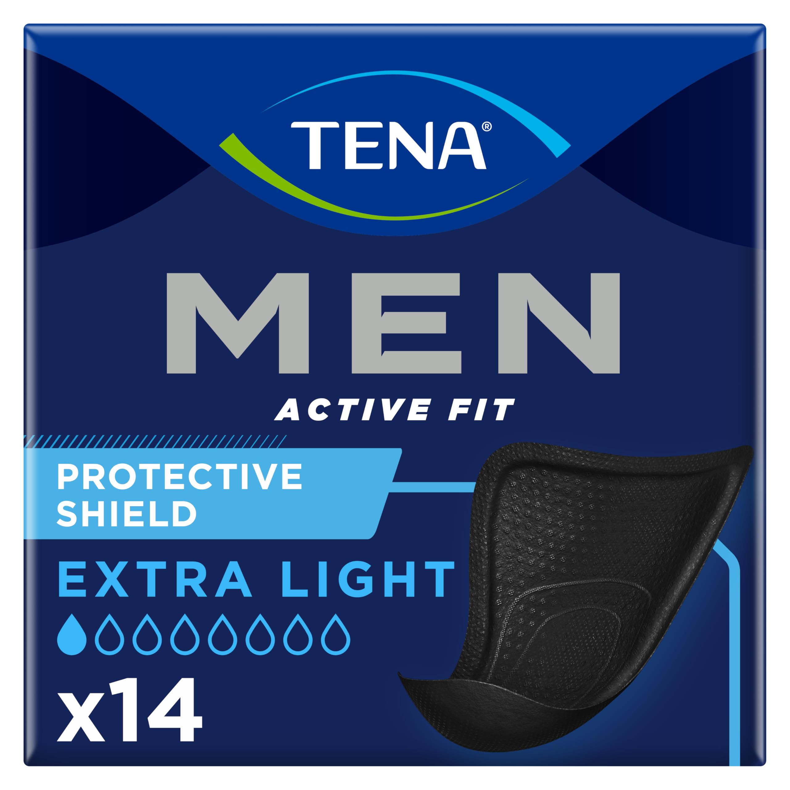 TENA Men Active Fit Absorbent Protector, Level 0 (14 Count)