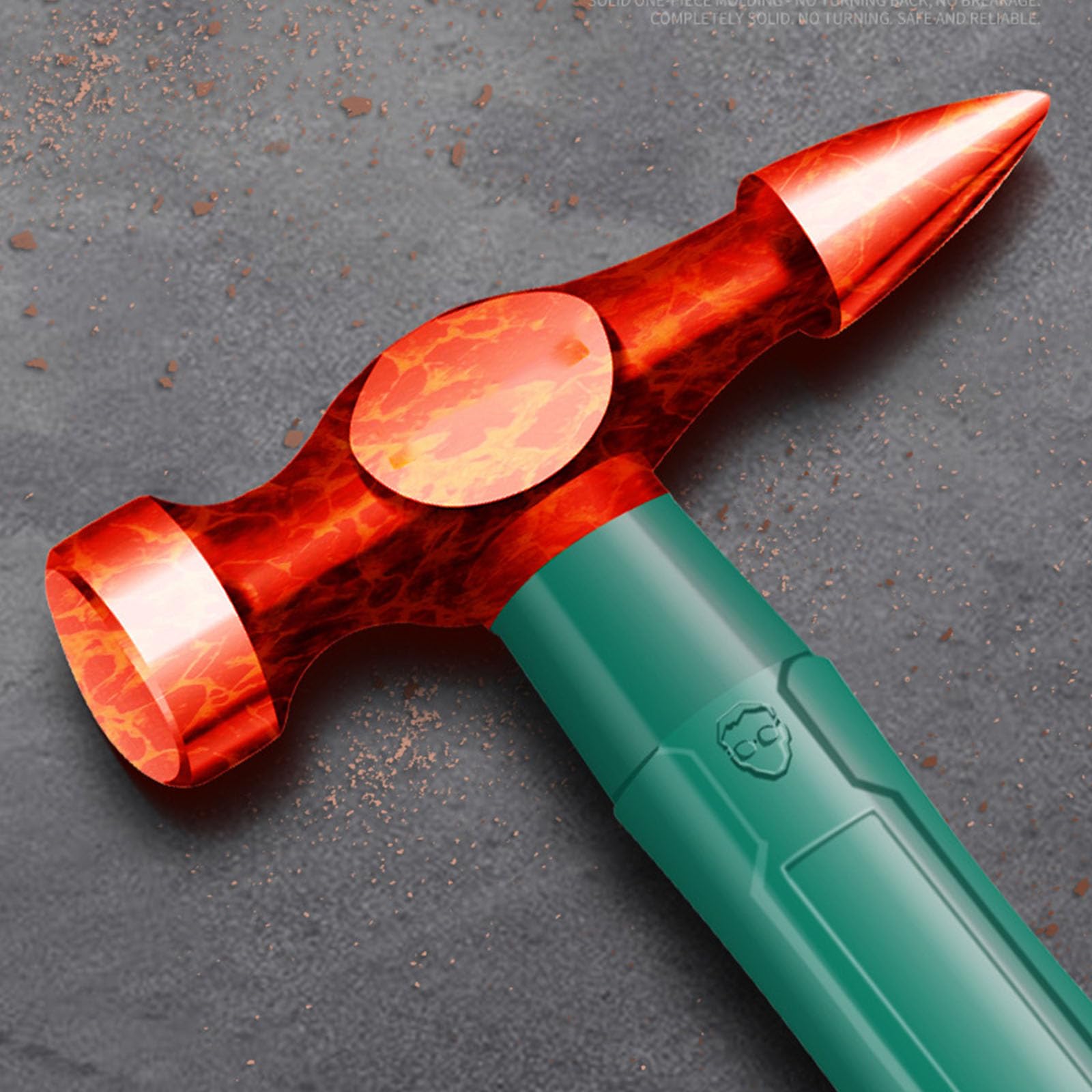 ordinarYone Martillo de mango ergonómico de acero al carbono de alta dureza adecuado para reparación de carrocería de automóviles y uso de soldadura en el hogar